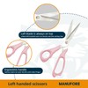 MANUFORE Left-Handed Sewing Tool Kit -8.5in Lefty Fabric Scissors, 4.5in