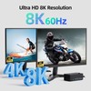 KVM Switch 3 Monitors 2 Computers 8K@30Hz/4K@60Hz, HDMI KVM Switches