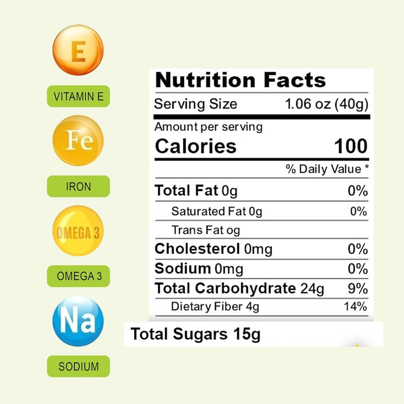 Oh! Nuts Dried Persimmons - Dehydrated Fruit - No Sugar