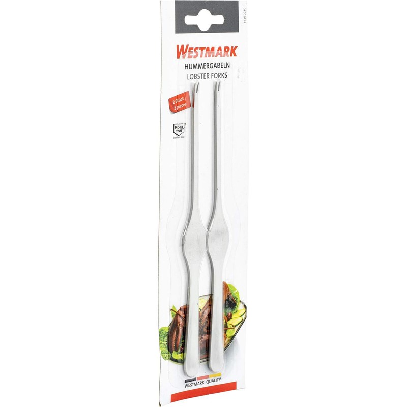 Westmark Hummergabel-Set, 2tlg., mit je 2 spitzen Zinken, Länge: 18,5