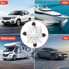 ASDKJL Foldable Starlink Mini Car Mount with Suction Cups，Quick Release