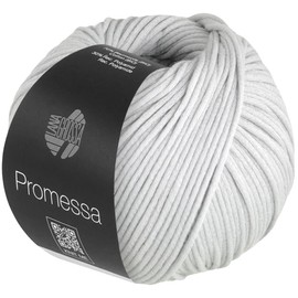 LANA GROSSA Promessa Soft Filled Tubular Yarn Made of Organic Cotton and Polyamide Hand Knitting Yarn Made of 70% Organic Cotton and 30% Polyamide 50 g Wool for Knitting and Crocheting 125 m Yarn