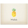 MyExpression.com 50 Watercolor Rustic Pineapple Hawaiian Mahalo Thank You Cards