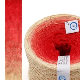 SparWolle Ombre Yarn, 267 g, 4-Ply 1000 m for Knitting and Crocheting (0258)
