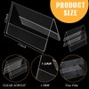 Fulmoon 24 Pcs Mini Acrylic Sign Holder, 3.5 x 2.5