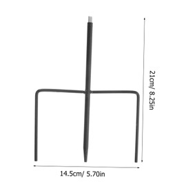 Outanaya Wild Bird Feeder Pole Holder Garden Ground Insert Shepherd Hook Bird Feeder Hanger