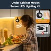 HOUHUI Dual Motion Sensor Light Indoor Under Bed Lights,16.4Ft Motion