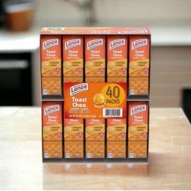 Lance ToastChee Cheddar Cheese (1.41 oz., 40 ct.) (2 packs of 20)
