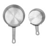 2pcs Sauce Cup 304 Stainless Steel Stackable Handle Design Mini