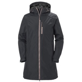 Helly-Hansen Women's Long Belfast Winter Waterproof Windproof Breathable Jacket, 980 Ebony, X-Small