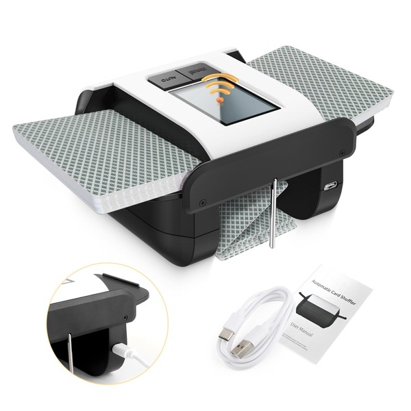 TGHongKy 1 to 2 Automatic Card Shuffling Decks for UNO