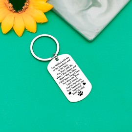 In Memorial Cat Gift Dog Owner Keyring Sympathy Gift for Loss of Pet Remembrance Condolences Gift Pet Lover Inspirational Gift Memorial Keyring Gift Pet Owner Gift for Women Men Sympathy Keyring Gift