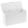 mDesign BPA Free Plastic Storage Box - Stackable Plastic Box