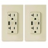 Smart-us Smart Fast 4.8A USB Type C Wall Outlet 20