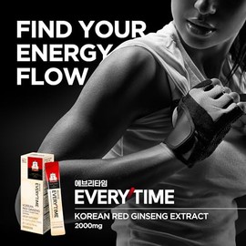 JUNG KWAN JANG Everytime Korean Red Ginseng Extract 2,000mg - Liquid Stick Supplements with Propolis & Adaptogen - Energy Boost & Immune Support, Natu