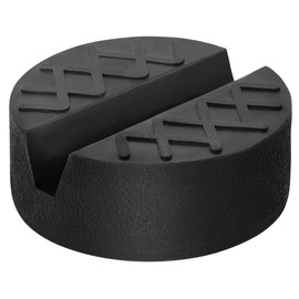 URAQT Car Jack Pad, Universal Floor Jack Rubber Pad, Slotted Trolley Jacking Blocks Adapter, Pinch Weld Side Frame Rail Protector for Trolley Jack, Vehicle Lift and Axle Stand, 65 * 65 * 33MM