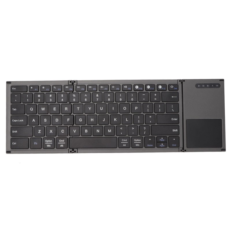 Wireless Keyboard 78 Keys Ultra Thin Folding Design Keyboard with