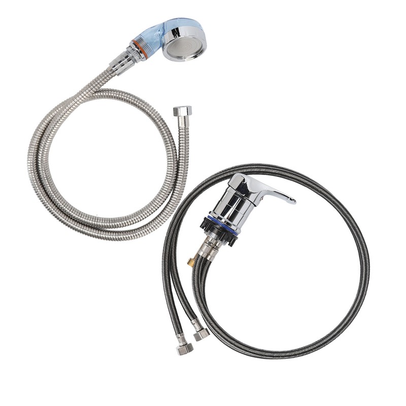 Salon Shampoo Bowl Faucet Sprayer Kit with 120cm Hose Mixing