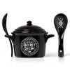 Alchemy Witches Secret Recipe Bowl Black