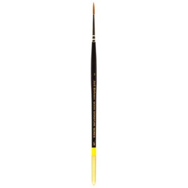 Jack Richeson 9000 Series Synthetic Short Handle Watercolor Round Brush, Size 3