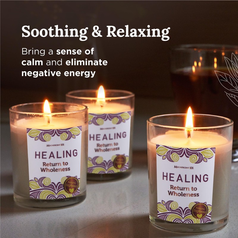 Magnificent 101 Healing Set of 3 Candles
