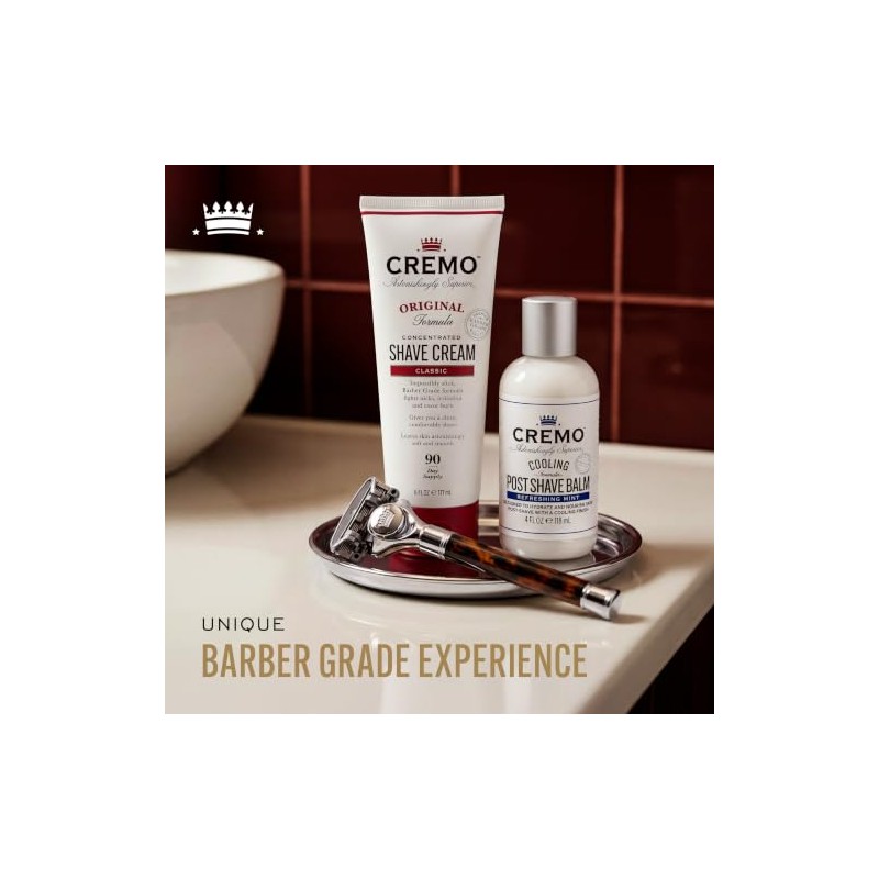 Cremo - Barber Grade Razor for men - Tortoise shell