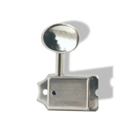 Bitterroot Guitars Tuning Machines Ribbed Back Vintage Set RH Nickel Set 080290NI
