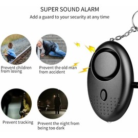 Personal Safety Alarms for Women, Siren,Reusable Police Approved 140DB, Small Personal Security Alarm with LED Light,Torch Keychain for Women, Girls, Children and Elderly.