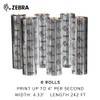 Zebra Standard Black Wax Ribbon for Thermal Transfer Desktop Printers