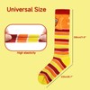 Beinayin Turkey Trot Socks Thanksgiving Running Gear Funny Turkey Socks