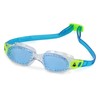 Phelps Aquasphere アクアスフィアー スイミングゴーグル KAMELEON KIDS CLEAR B/LIME/BLUE LENS 183900