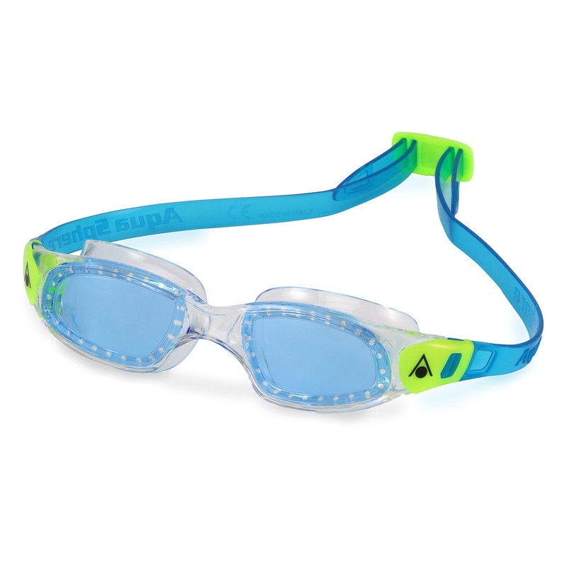 Phelps Aquasphere アクアスフィアー スイミングゴーグル KAMELEON KIDS CLEAR B/LIME/BLUE LENS 183900