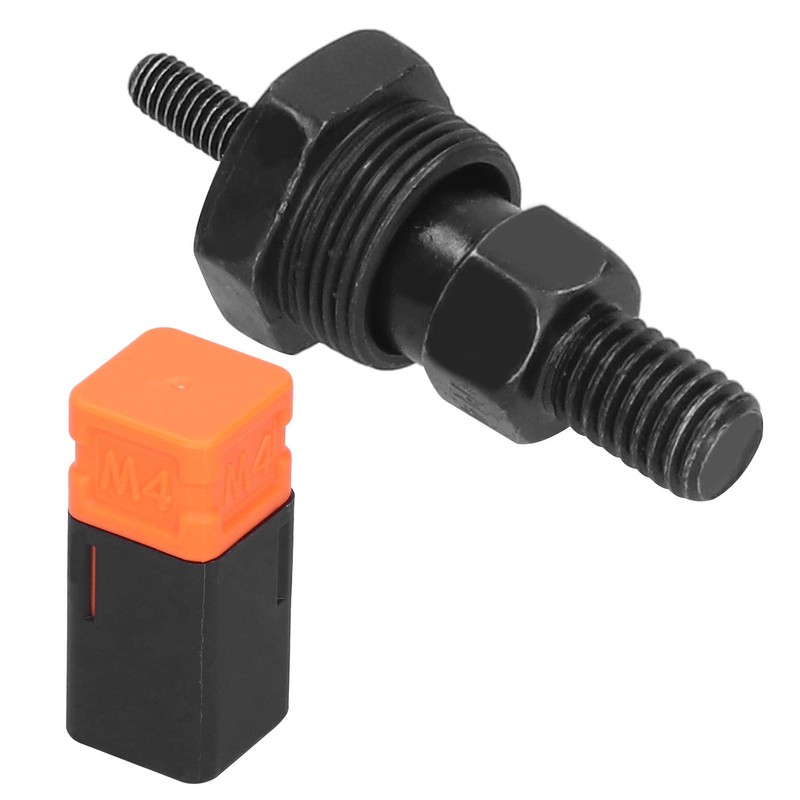 Rivet Nut Tool Tip, M4 Alloy Steel Replacement Mandrel and