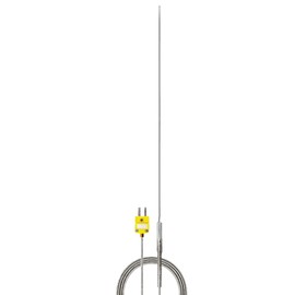 PerfectPrime TL1916SL K-Type Inconel 600 Flexible Thermocouple Temperature Sensor Probes -40~2012°F, 1.6mm / 300mm
