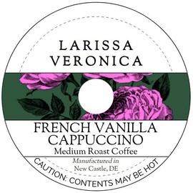 French Vanilla Cappuccino Medium Roast Coffee (Single Serve K-Cup Pods) (Gourmet, Naturally Flavored, Whole Coffee Beans) (12 pods, ZIN: 578088) - 3 Pack
