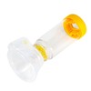 Free Space Chamber Plus Spacer Device for Kids, Medium Yellow