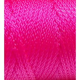 Mabellumia 3 Rolls Mason Line String Line #18 Braided Nylon String,Nylon Twine Construction String Building Line for Gardening or Masonry Tools,Landscaping, Fencing,DIY Project (250FT,Pink)