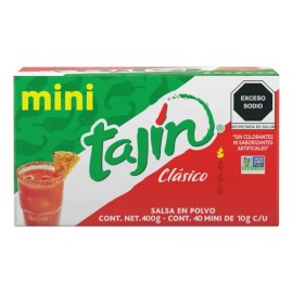 Tajín Clásico Mini Chile En Polvo 40pz De 10g C/u