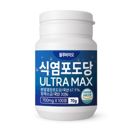 Blue Bio Salt Dextrose ULTRA MAX, 1 unit, 100 tablets / 블루바이오 식염포도당 ULTRA MAX, 1개, 100정