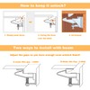 Child Safety Locks, 12 Pack Child Safety Cupboard Locks, Invisible