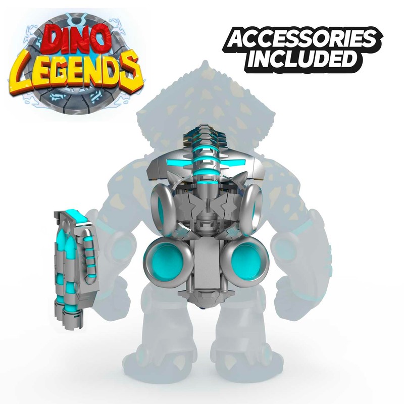 CRAZE Dino Legends Action Figures for Children, Dinosaur Warrior Figures