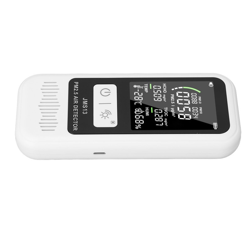 Air Quality Monitor Pm2.5 10 1.0 Detector LCD Display Temperature