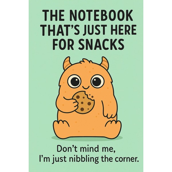The Notebook That’s Just Here for Snacks: Cute & Funny