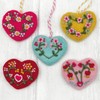 Bergin & Bath Needle Felting kit - Hearts. Learn to