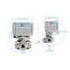 3 Way L Port Stainless Steel 12VDC CR301-B Motorized Ball