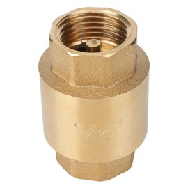 Check Valve, Brass, Air, Water, Oil, Check Valve (G1/2)