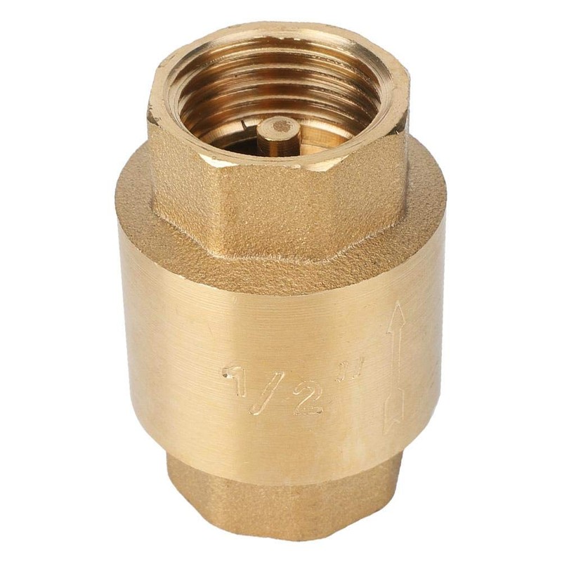 Check Valve, Brass, Air, Water, Oil, Check Valve (G1/2)