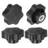 sourcing map 4pcs Star Knobs M8 Female Thread 48mm Head