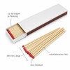 jameitop 2 XL Packs of Matches Without Print/White Boxes for