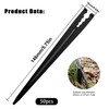 VooGenzek 50 Pieces Watering Drip Support, Plastic Irrigation Support Rods,
